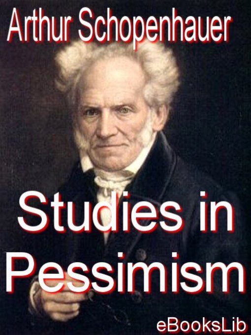 Upplýsingar um Studies in Pessimism eftir Arthur Schopenhauer - Biðlisti